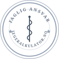Faglig ansvar – Legekalkulator.no